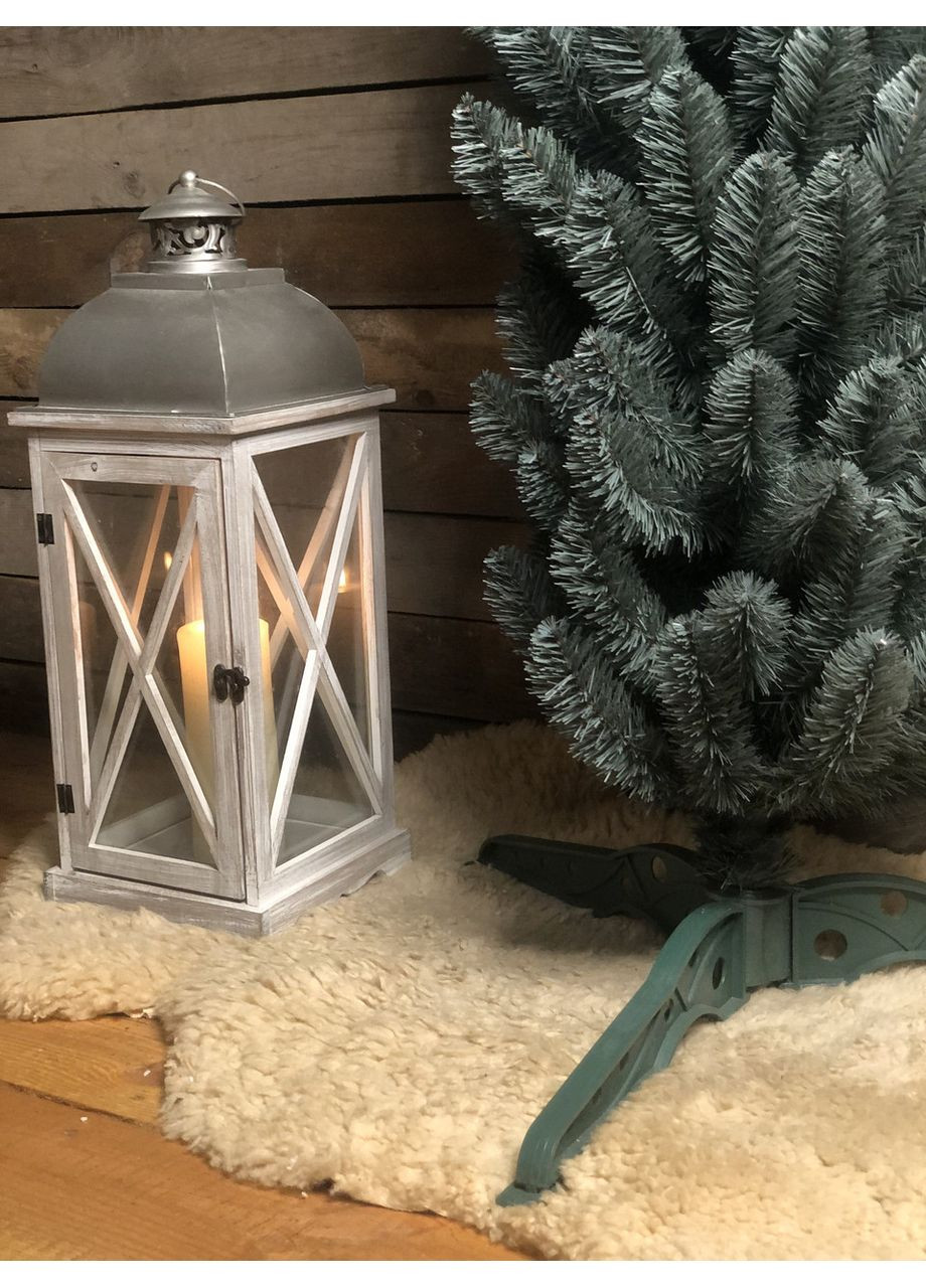 Ялинка штучна SGH Альпійська вузька 180 см блакитна 1.80 м HVOYA (366963761)