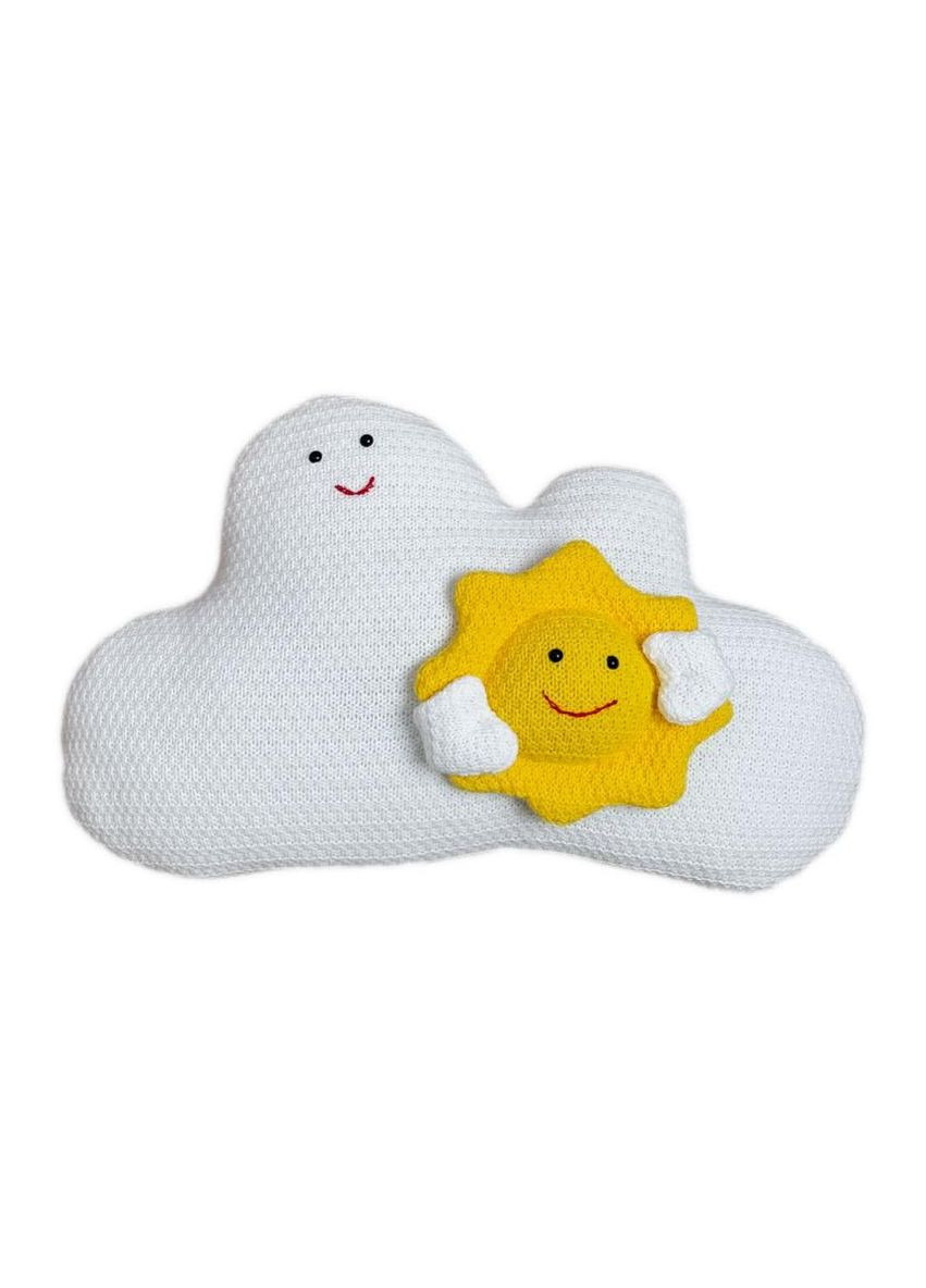 Декоративна іграшка Хмаринка з сонечком 50см ручна робота для інтер'єру подарунок до свята ProDobro (369365286)