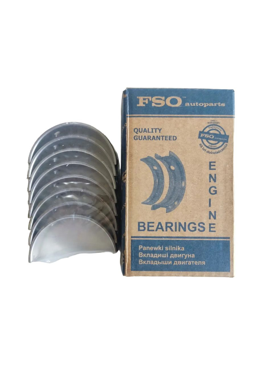 Вкладыши шатунные первый ремонт(+0.25) Ланос 1.5-1.6 Польша - 93742708 FSO (370050990)