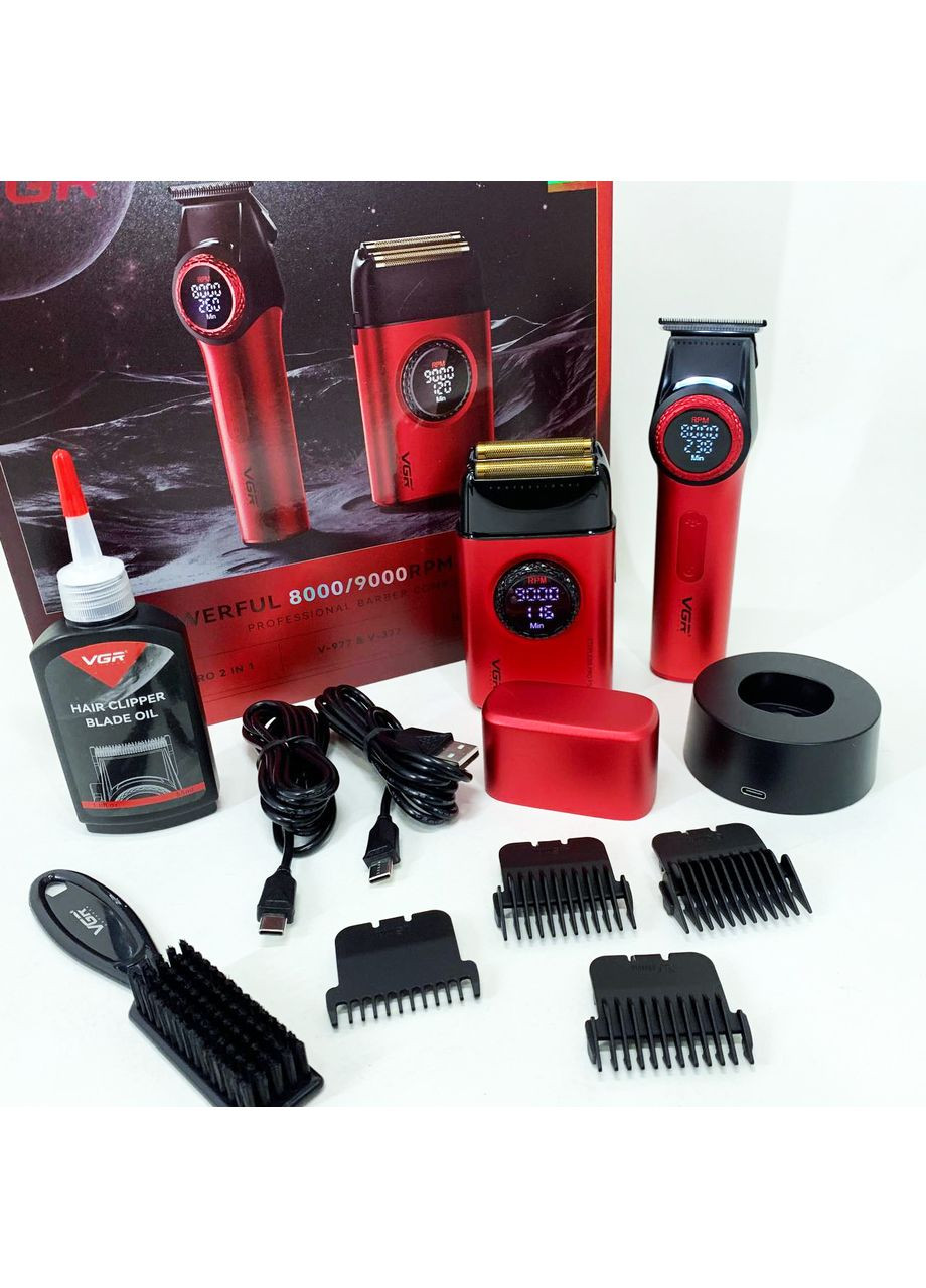 Комплект 2 в 1 V-977 V-377 RED VGR (364665554)