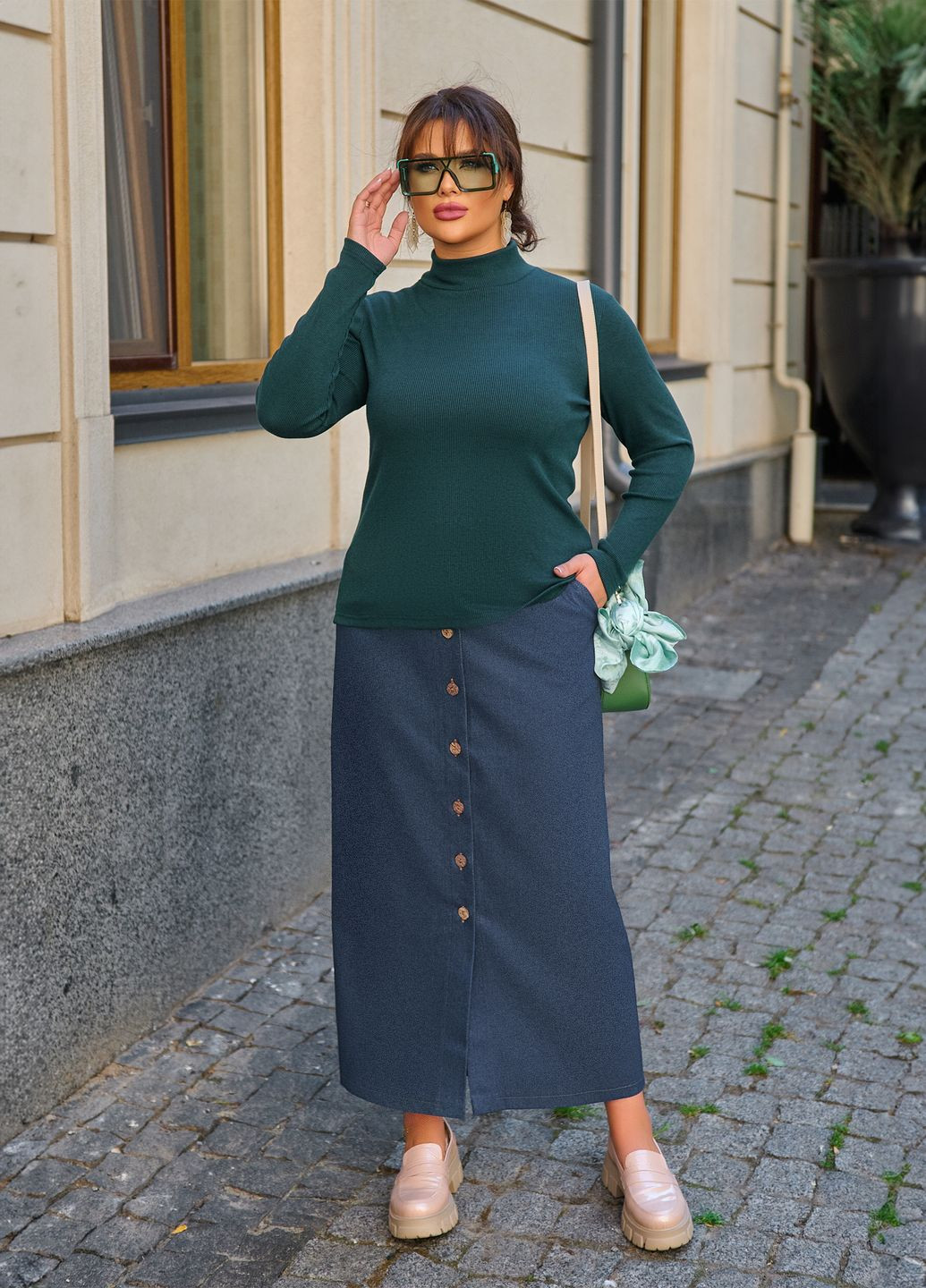 Женский гольф в рубчик No Brand (317311186)