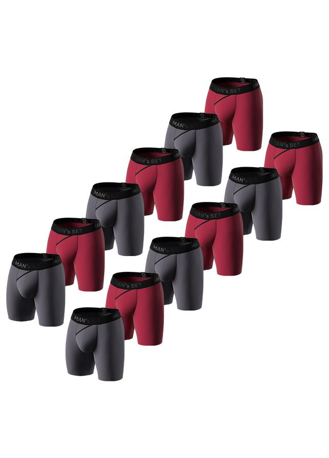 Набір трусів Long 2.0 Black Series, 12шт LBST-012 MAN's SET Боксери (366575372)