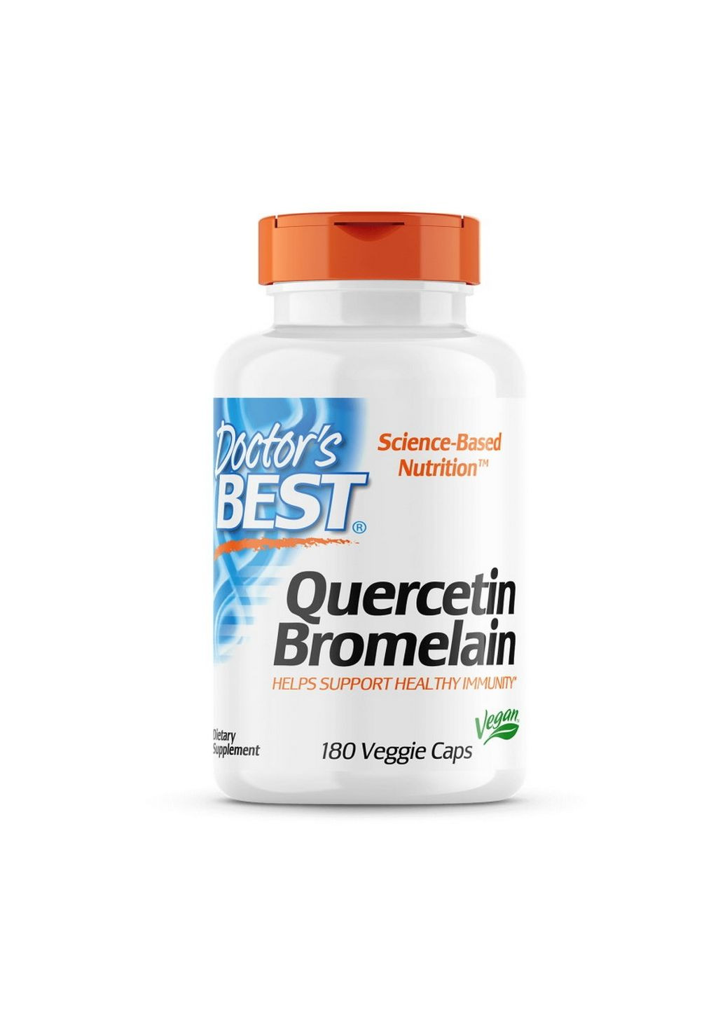 Натуральна добавка Quercetin Bromelain, 180 вегакапсул Doctor's Best (293338778)