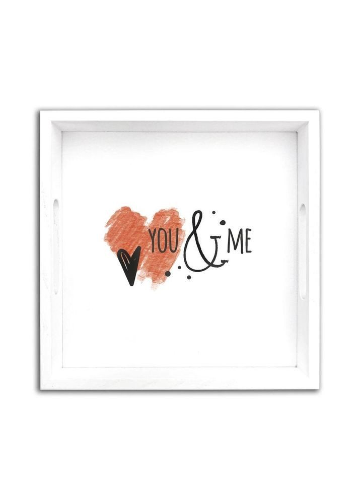 Піднос дерев'яний You&Me 30х30 см хрп5011б Тур-Колекшн (355465797)