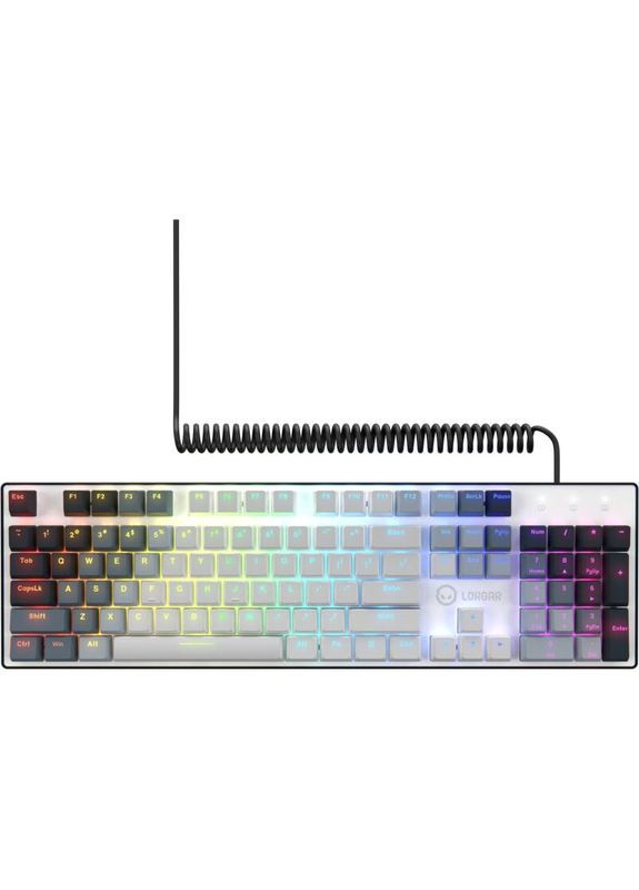 Клавиатура Azar 514 RGB EN/RU Gaming White (LRG-GK514W-UA) LORGAR (323094543)