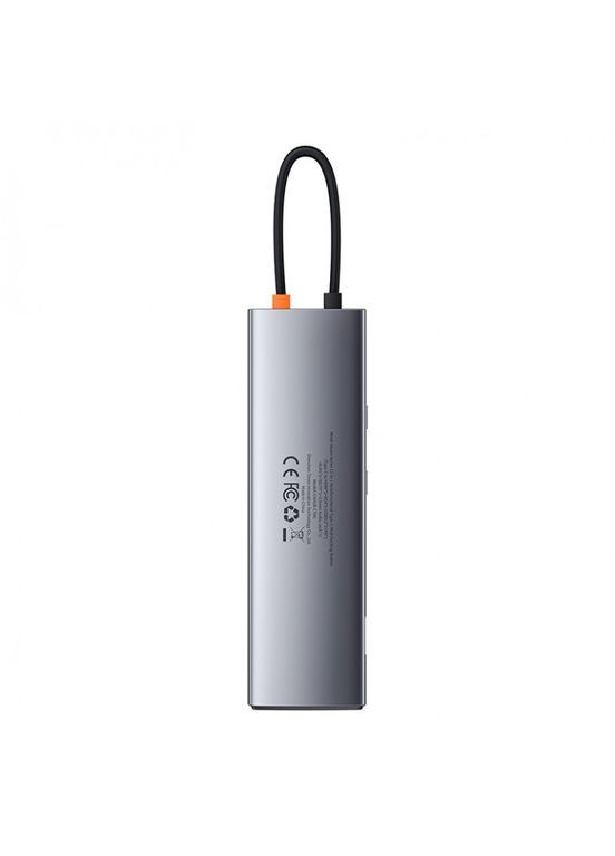 USB Hub Metal Gleam Series 11in-1 Multifunctional Type-C Сірий (CAHUB-CT0G) Baseus (279827295)