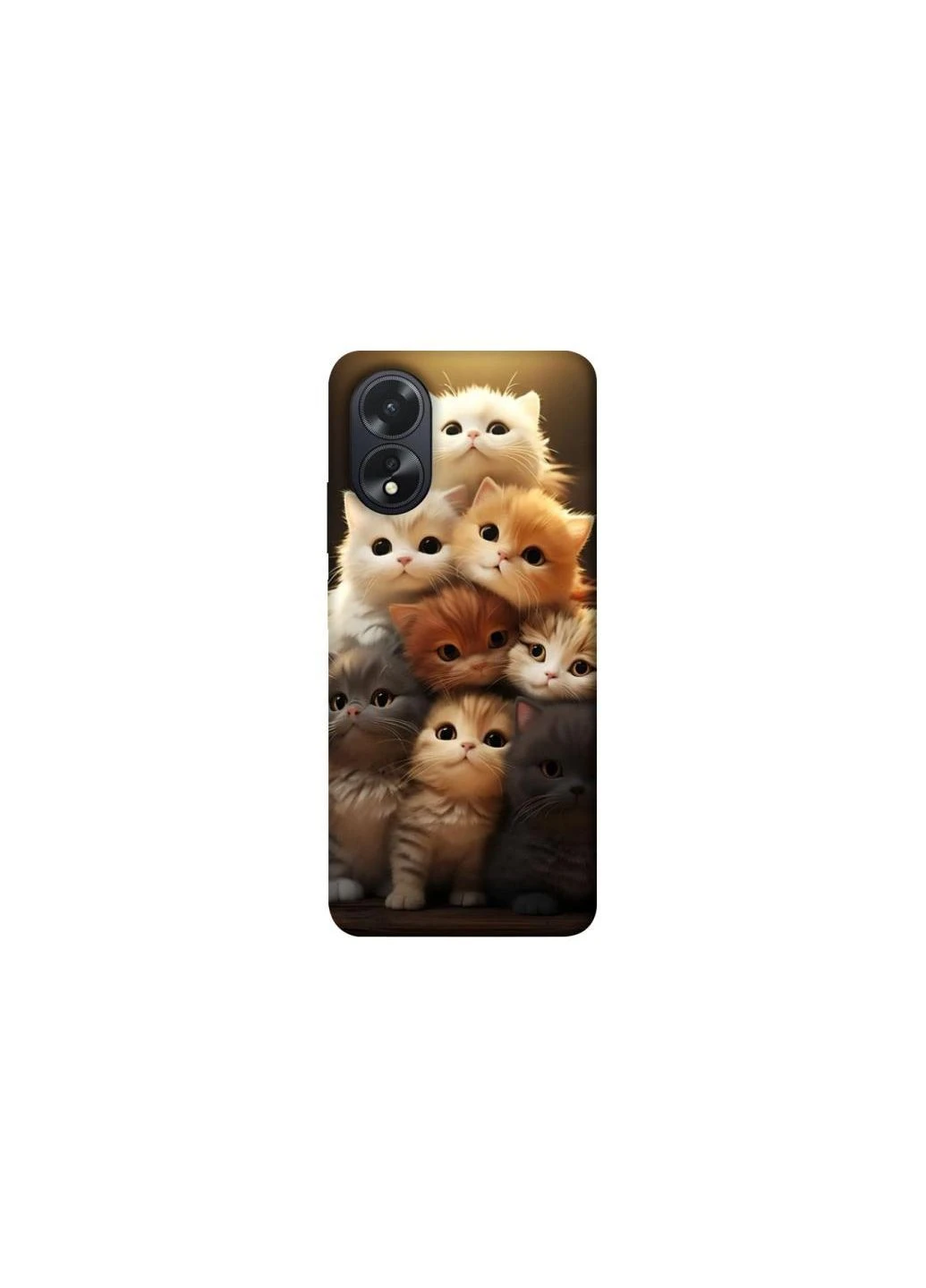 Чохол на Oppo A18 Чохол Kittie Love v2 Frontalka (375740954)