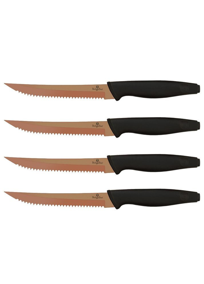 Набор ножей для стейка Rose Gold Metallic Line 4 предмета BH2281 Berlinger Haus комбинированные,