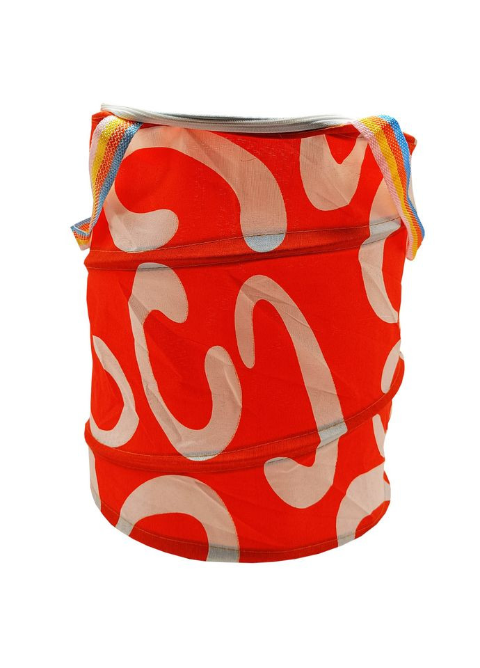 Кошик для іграшок Bambi M3732 діаметр 30 см, висота 38 см, дах-застібка-мол, 2 ручки M3732-11 Metr+ (367377351)