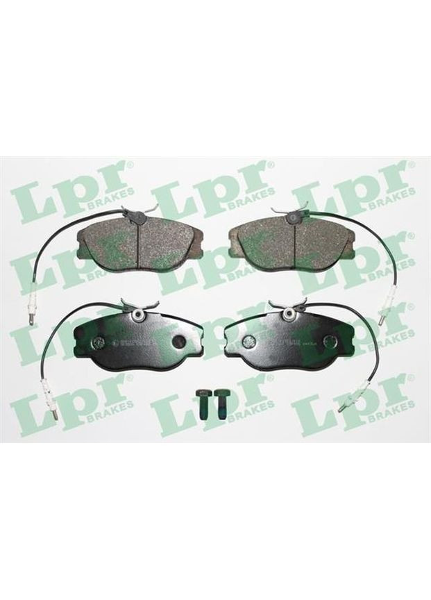 Колодка тормозной диск. FIAT SCUDO, PEUGEOT 806 передн. (выр-во ). (05P498) LPR (368899044)