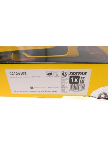 Диск тормозной (передний) MB S-class (W221)/E-class (W211/W212) 05-13 (350x32) PRO+ 92176405 UA63 Textar (345780488)