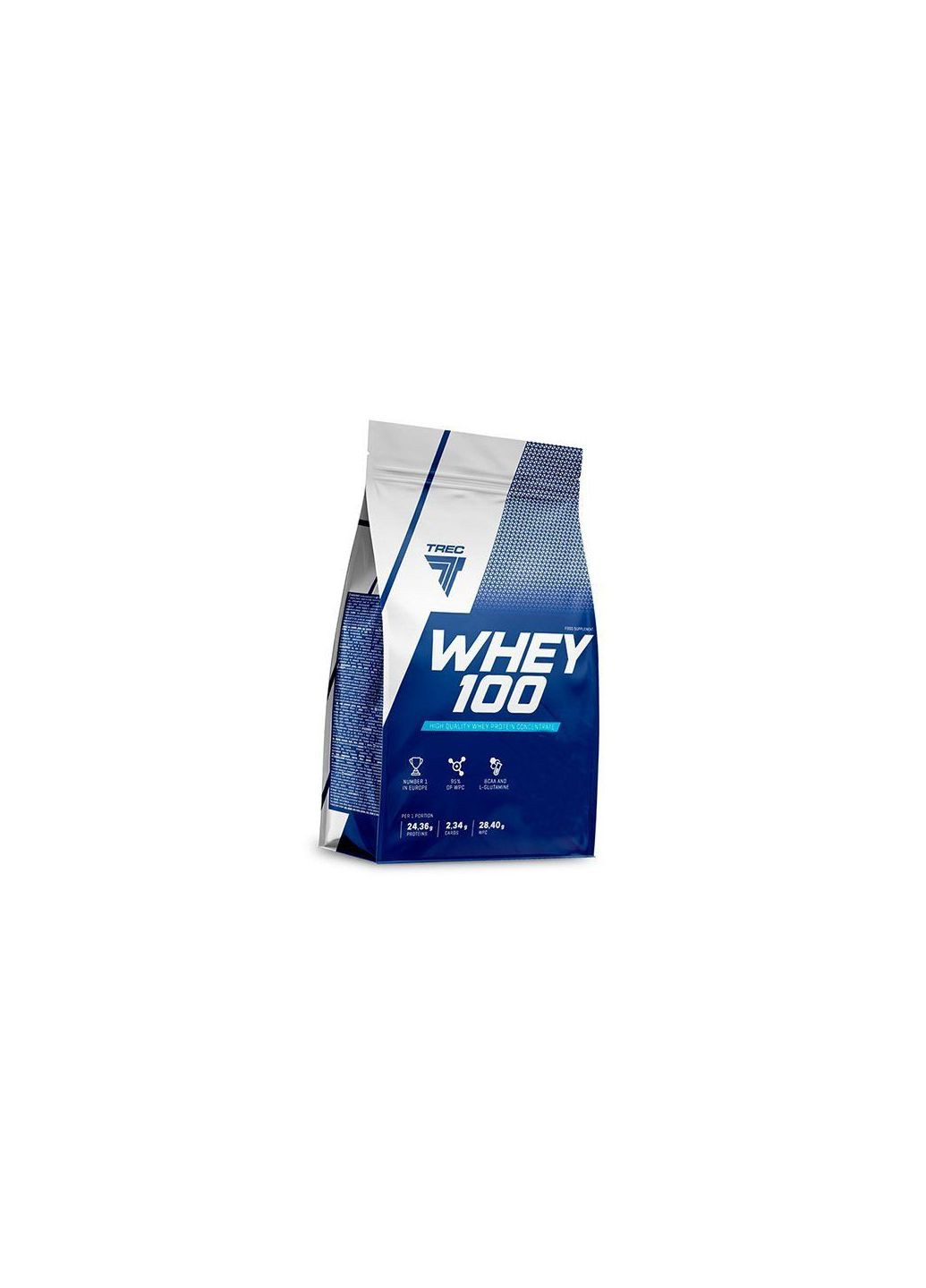 Сироватковий протеїн для росту м'язів, 100% Whey, 900г Подвійний шоколад (29101005) Trec Nutrition (322725651)