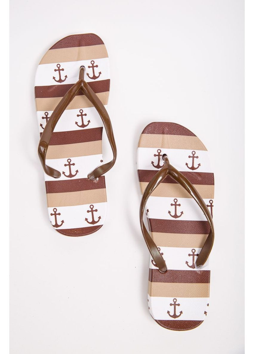 Коричневые женские пляжные вьетнамки, 190ry-2 Ager