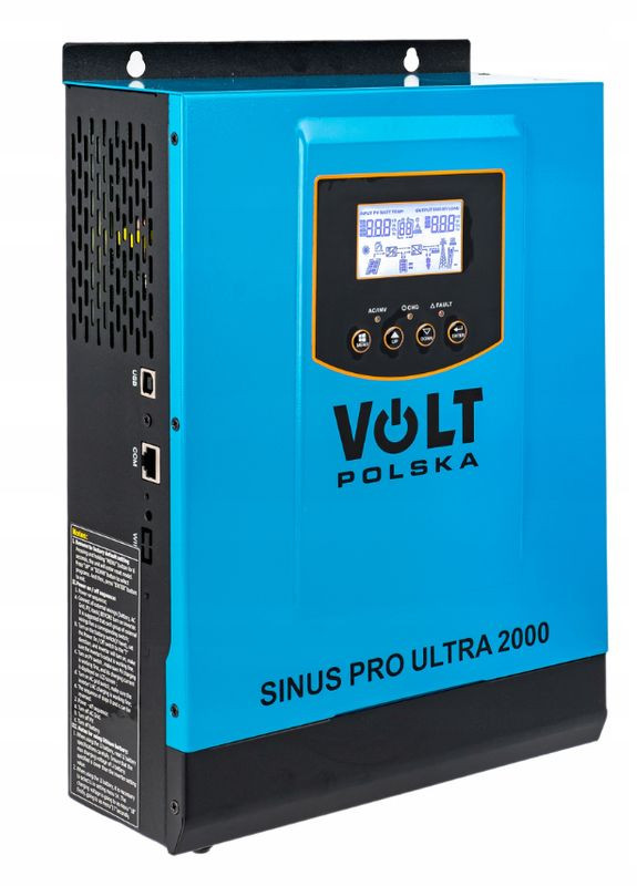Сонячний інвертор ULTRA-HV 2000 12/230V (1000/2000W) + 60A MPPT (75V) (3SSH100012) Volt Polska (316152628)