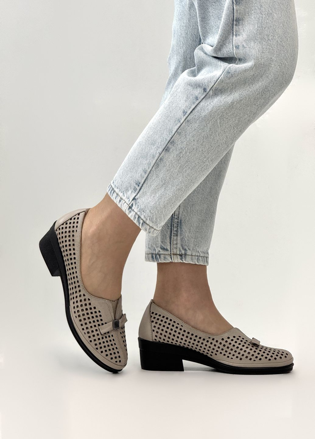 Sherlock Soon Туфли женские кожаные на полную ногу кофейный з натуральная кожа, турция — демисезон (330751466)