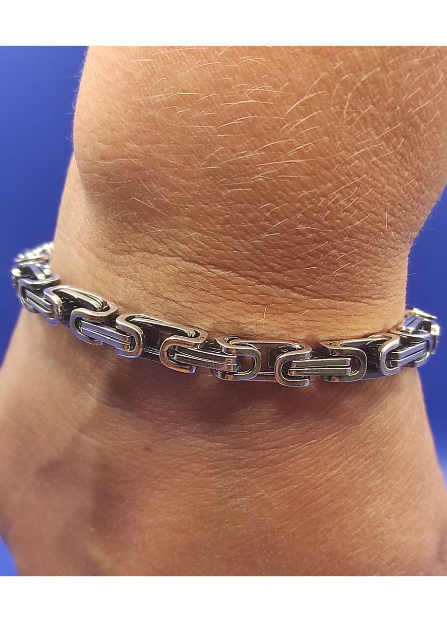 Срібний чоловічий браслет 925 Shiny 2025 20.5см No Brand (360647008)