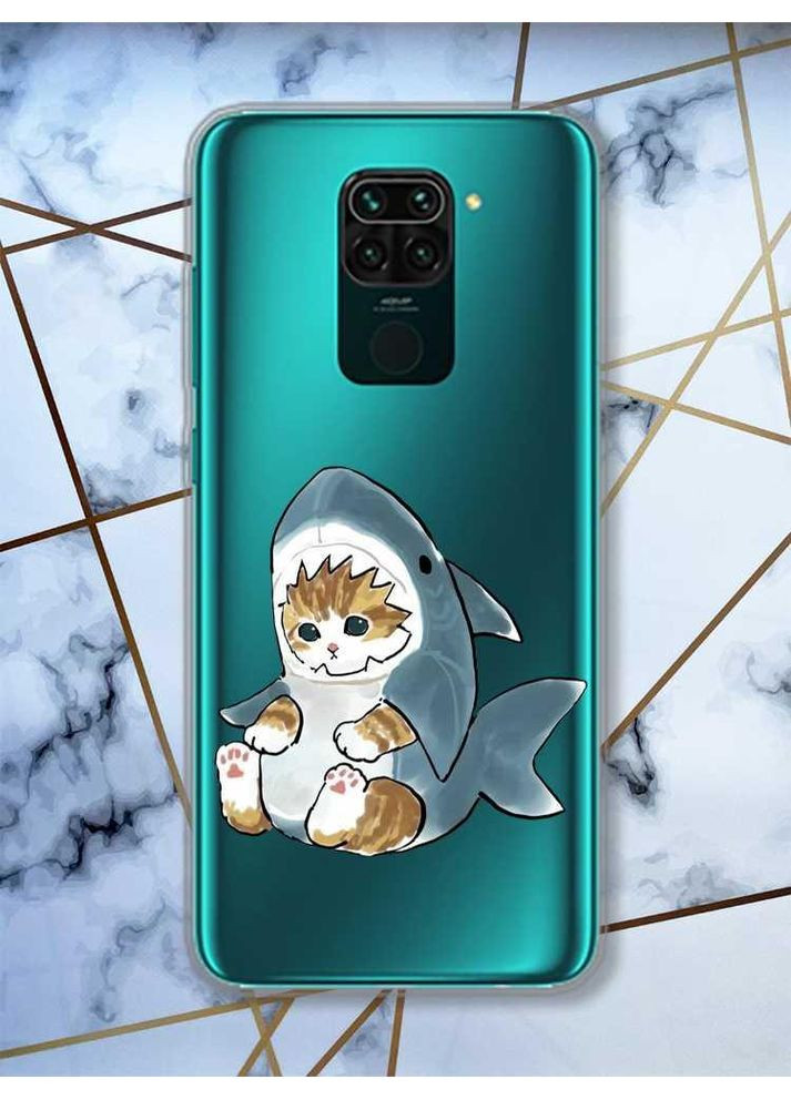 Прозорий чохол на Xiaomi Redmi Note 9 Кошеня принт 120 Creative (359500830)