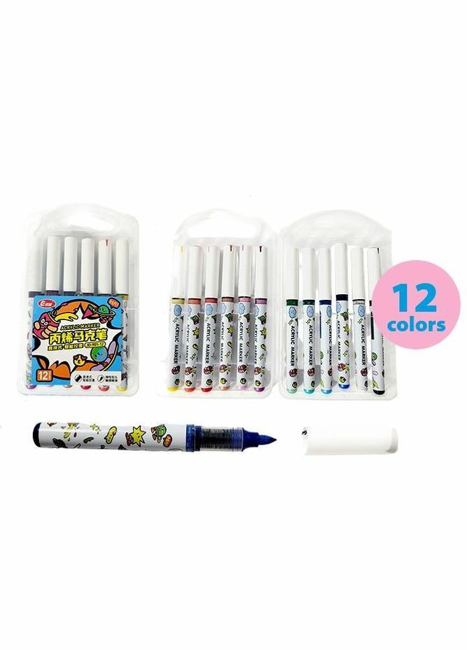 Маркер акриловый 12цв. Home (341249207)