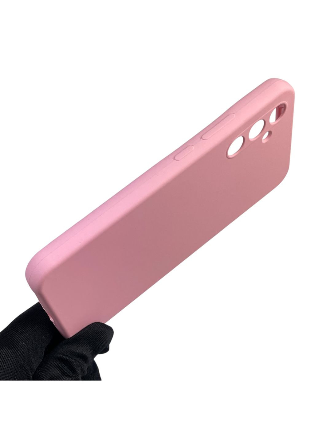 Чохол для Galaxy A34 5G (SM-A346E) силіконовий з мікрофіброю нековзний на самсунг а34 5г рожевий Samsung (366387138)