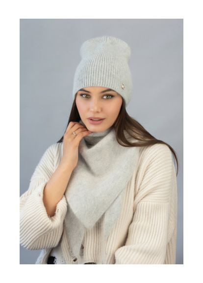 Жіночий комплект «Ажен», шапка та косинка Braxton (369559048)