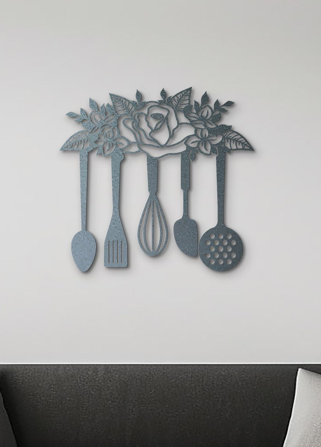 Современная картина на кухню, декор для комнаты "кухонный инвентарь", минималистичный стиль 20х23 см Woodyard (291882764)