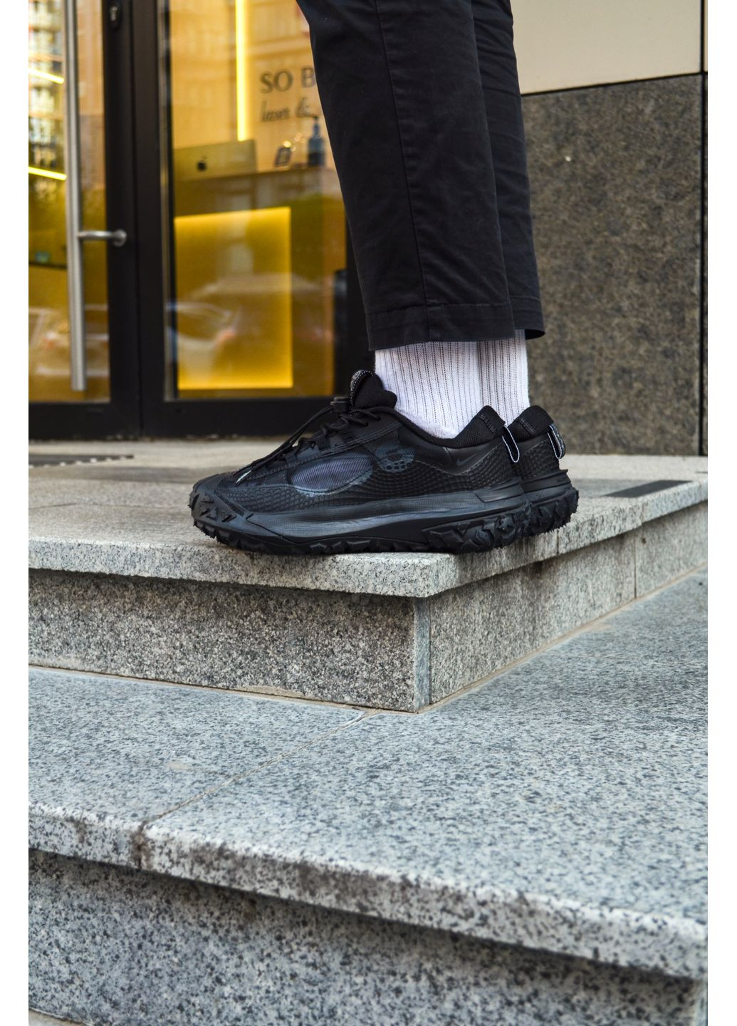 КРОСІВКИ ЖІНОЧІ NIKE ACG MOUNTAIN FLY 2 BLACK НАЙК АСЖ МАУНС ФЛАЙ No Brand чорні демісезони (367176112)