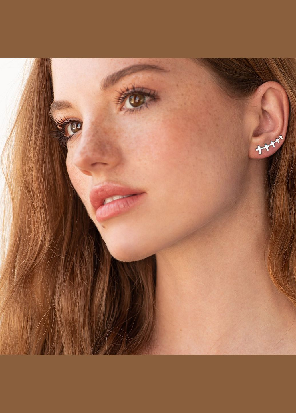 Золоті сережки - клаймбери Прагнення с07483 Oniks (264023043)