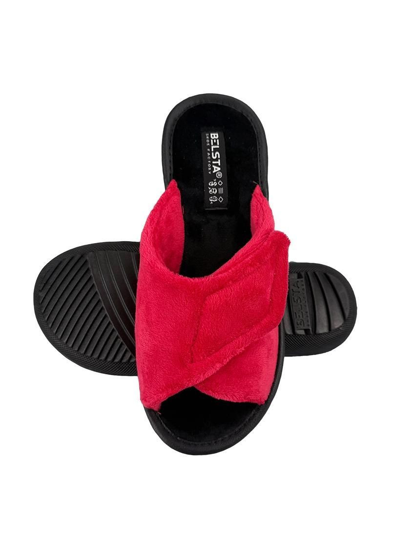 Красные женские комнатные тапочки красные 89-11-2 Белста