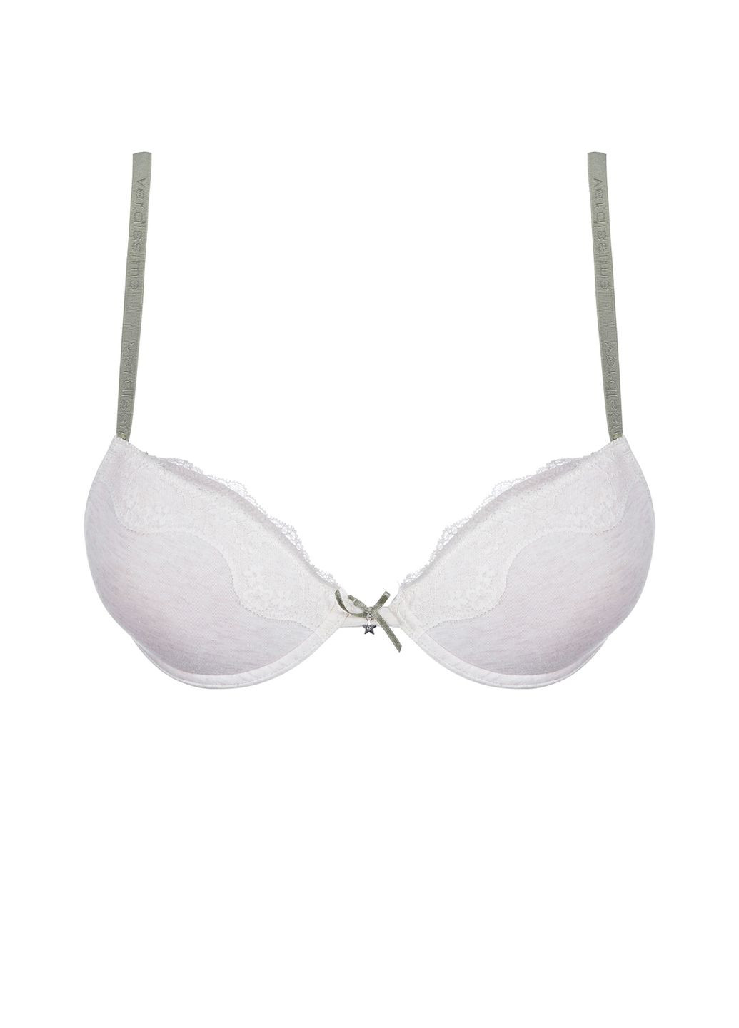 Коричневый бюстгальтер ki24 натуральный формованная чашка с push-up Verdissima