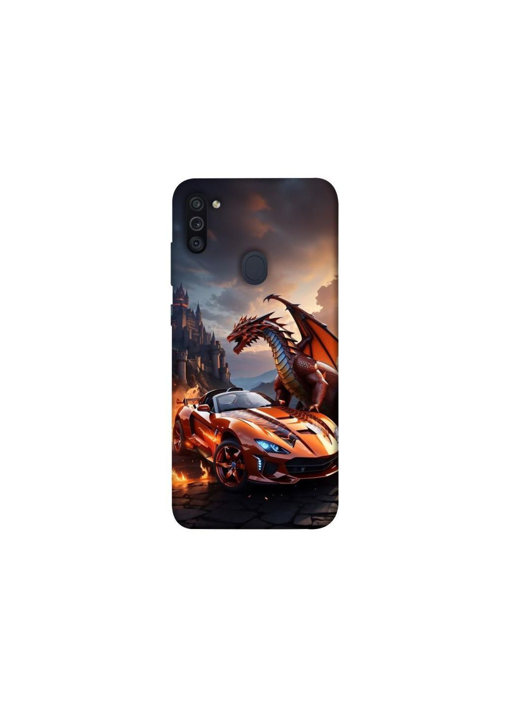 Чохол на Samsung Galaxy M11 Сar and dragon Frontalka (365837161)