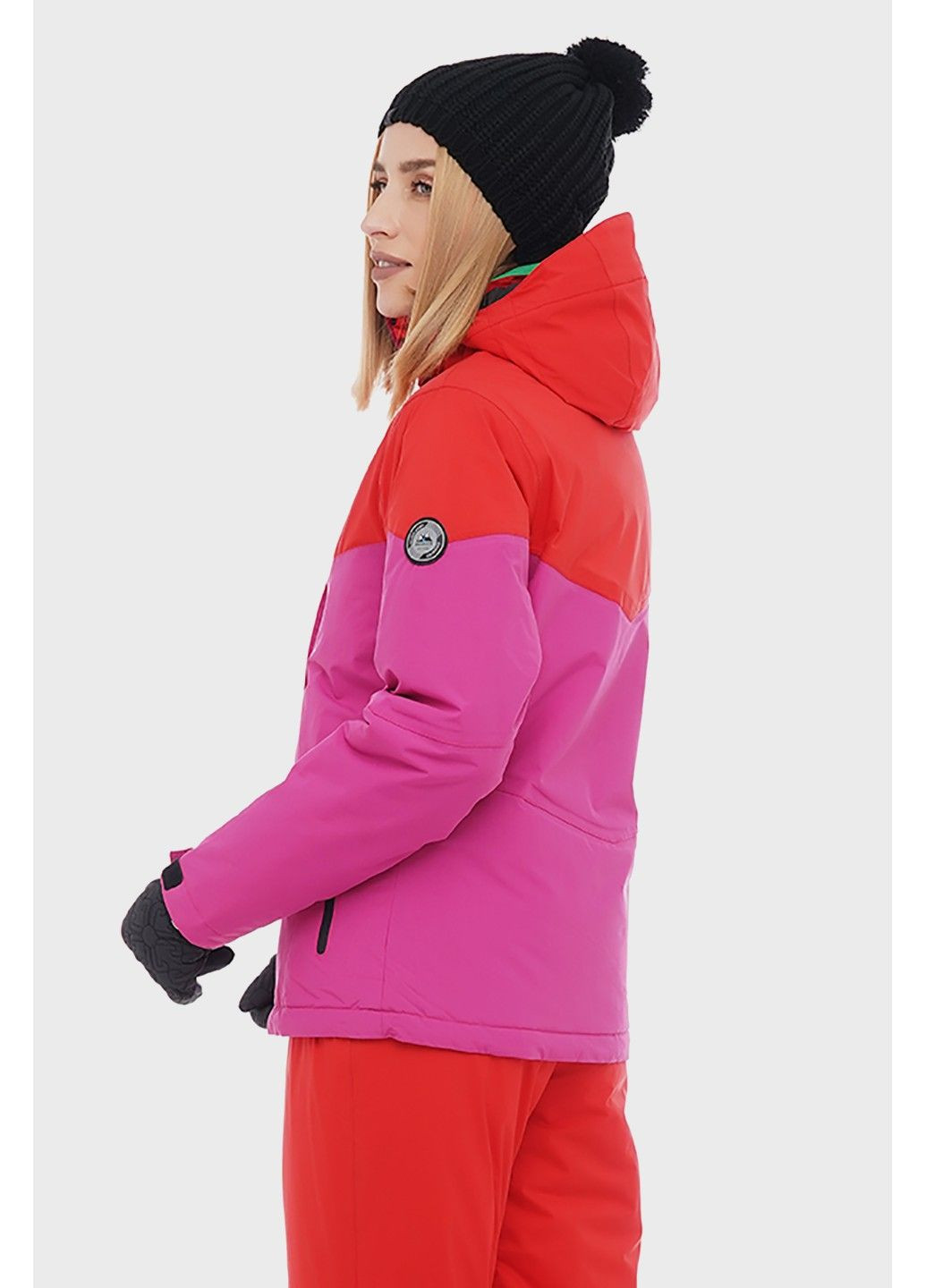 Куртка гірськолижна Lili orange red/raspberry pink W жіноча - BL2021-013 Brooklet (358497995)