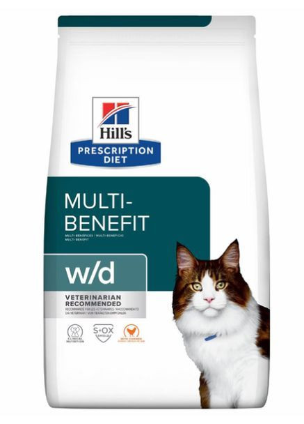 Лечебный сухой корм PD Feline W/D при сахарном диабете и ожирении у взрослых кошек 3 кг (052742042251) Hill's (364955370)