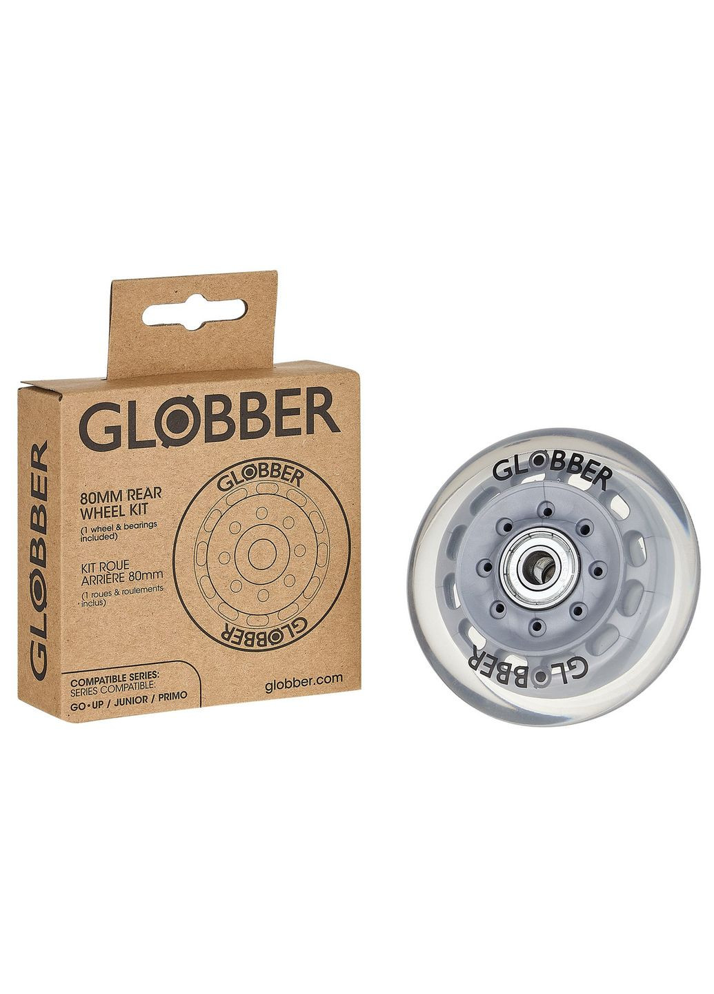 Колесо к самокату серий Primo/GoUp/Junior Колесо заднее 80мм () Globber 538-008 (356133358)