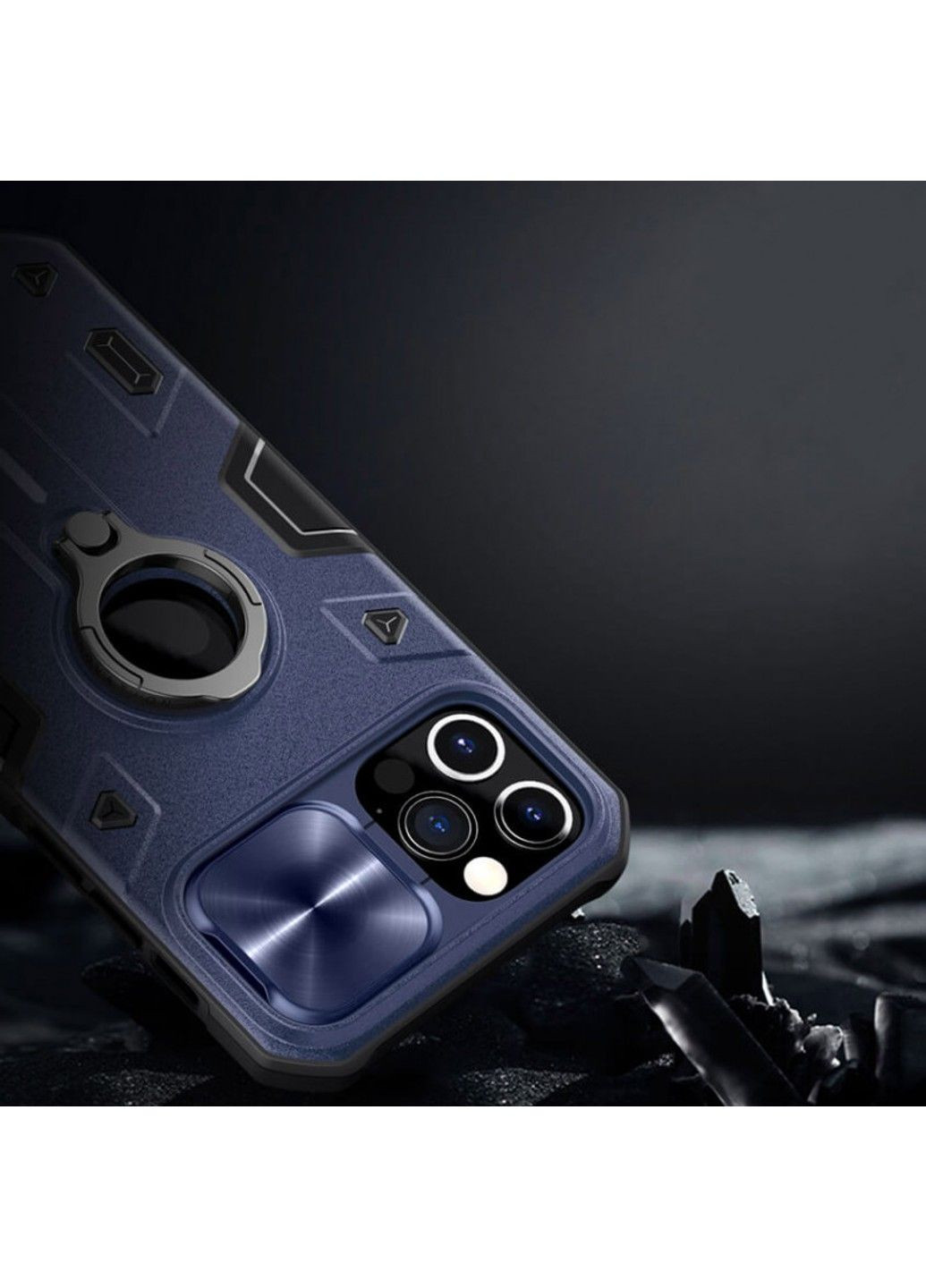 TPU+PC чохол CamShield Armor (шторка на камеру) для Apple iPhone 12 Pro Max (6.7") Nillkin (294724562)