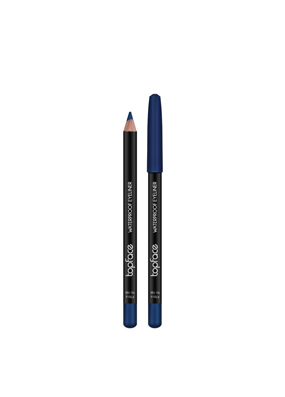 Олівець для очей водостійкий Waterproof Eyeliner PT614 № 109 Темно-коричневий TopFace (330128478)