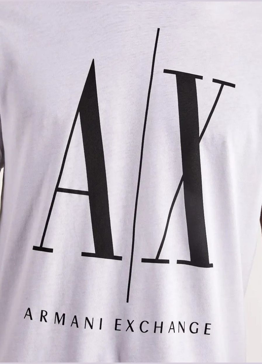 Біла футболка чоловіча Armani Exchange ICON