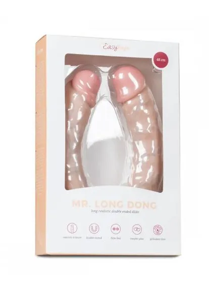 Двухсторонний реалистичный фаллоимитатор Mr. Long Dong 48 cm No Brand (394719415)