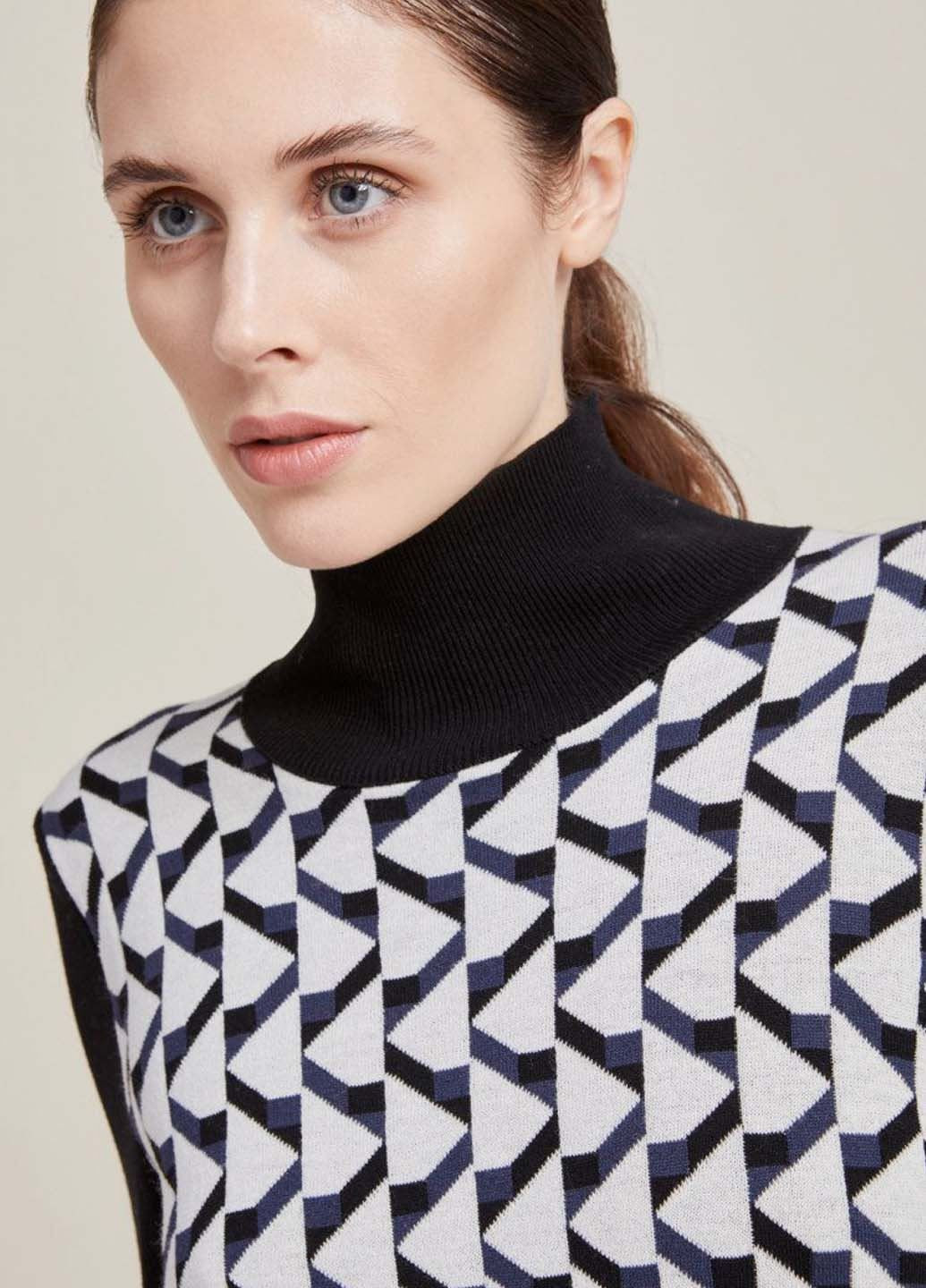 Жіночий вовняний светр-водолазка Stefanel (369900449)