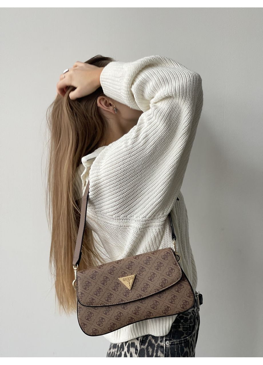 Сумка жіноча багет бежевий No Brand (369934907)