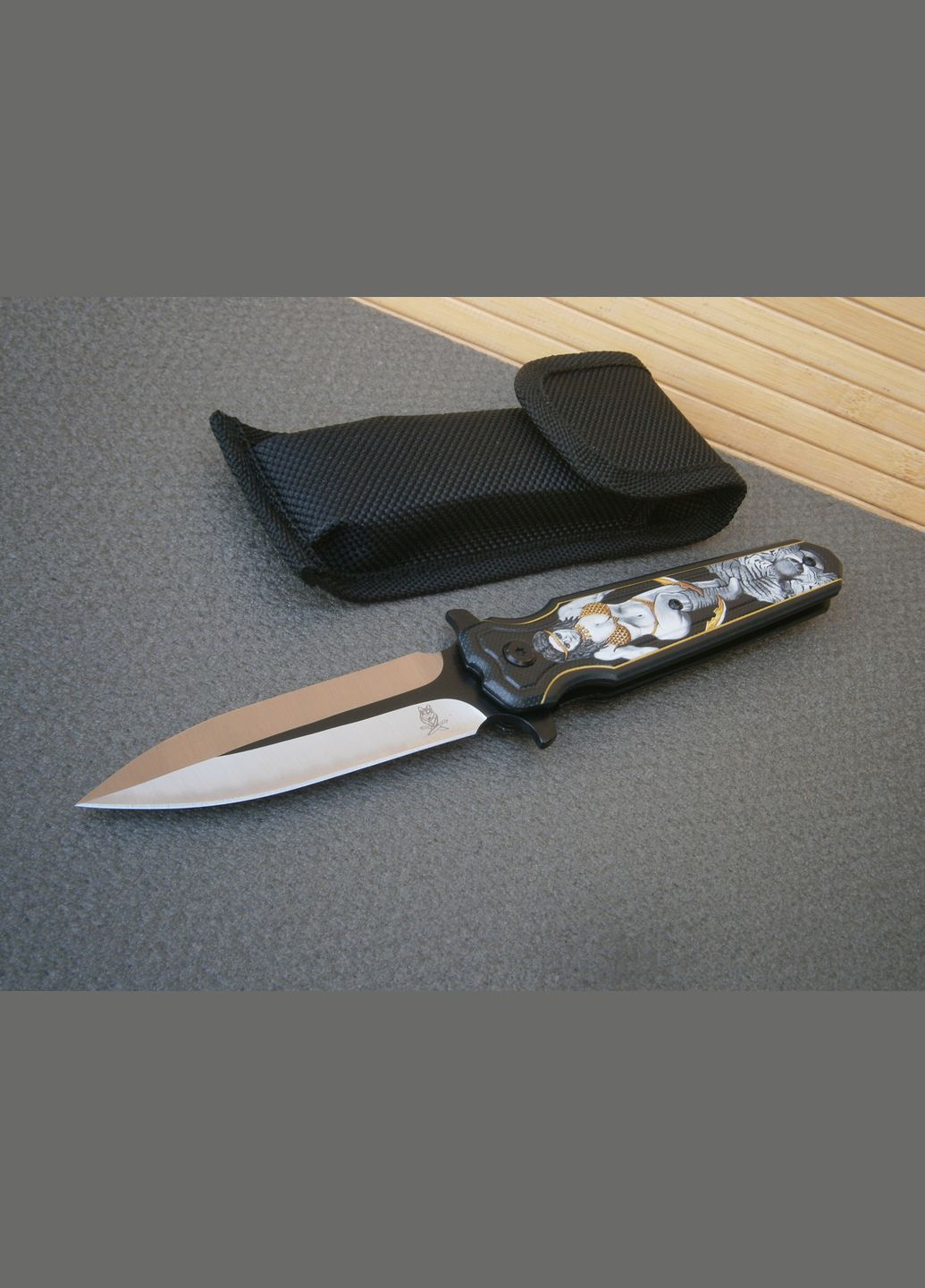 Нож складной Аmazon JL-73 в чехле 21 см No Brand (336186335)