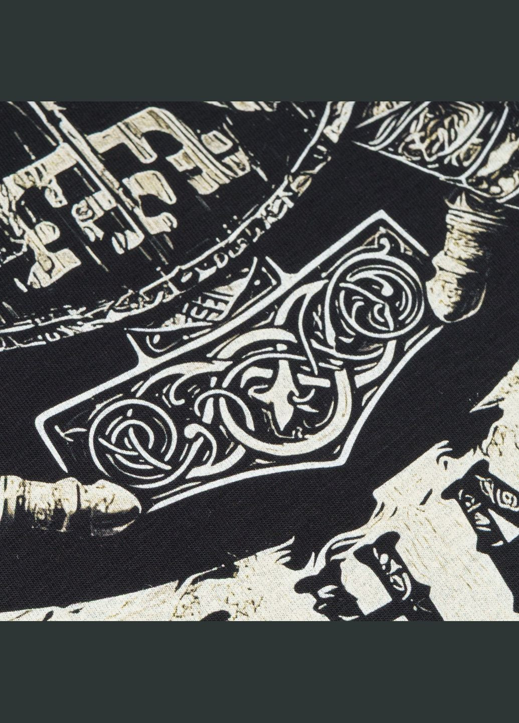 Футболка с рисунком Valhalla Logo Combat Black P1G (340051568)