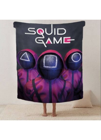 Плед 3D Гра в кальмара SQUID GAME 12298 135х160 см FlexDress (368764315)