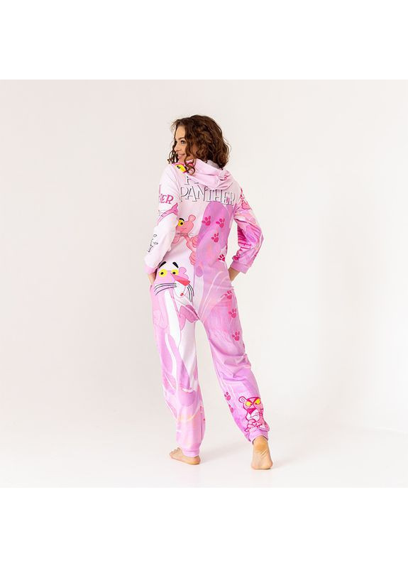 Комбинированная кигуруми «розовая пантера» No Brand