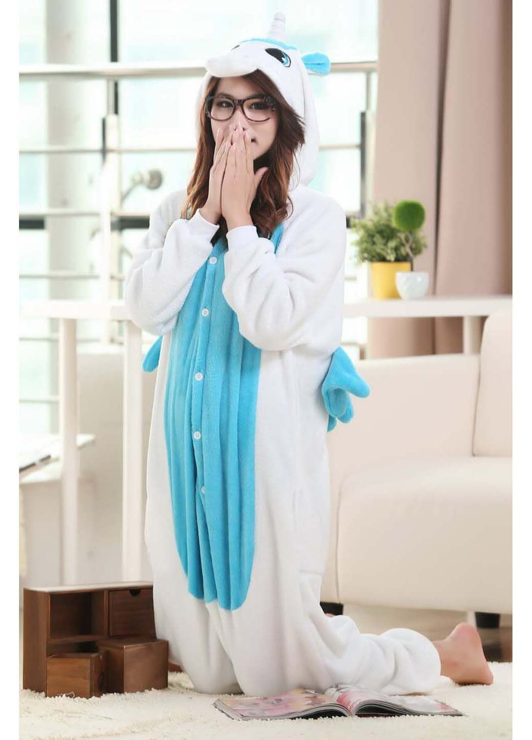 Кігурумі доросла Єдиноріг з крильцями 145 - 155 см Kigurumba (295904511)