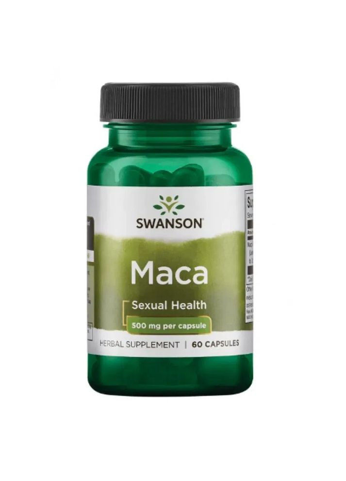 Мака Maca 500 мг, 60 капсул Swanson (361116061)