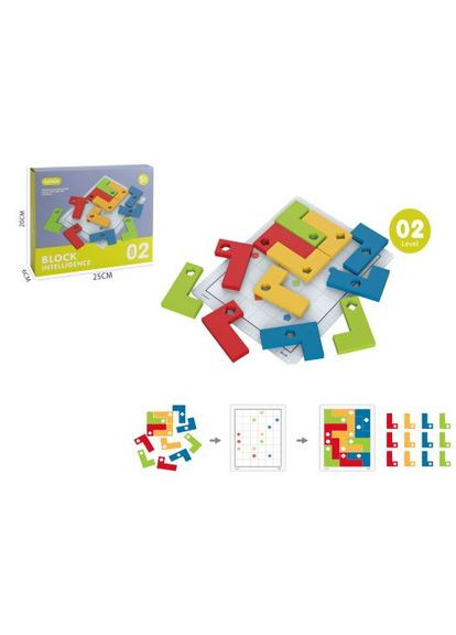 Розвиваюча іграшка "Розумні блоки", рівень 2 KW7006 (6910010970061) No Brand (292709449)