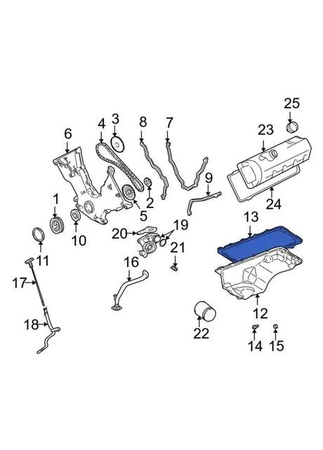 Ролик обводной приводного ремня 1L2Z-6C348-AA Ford (387647379)