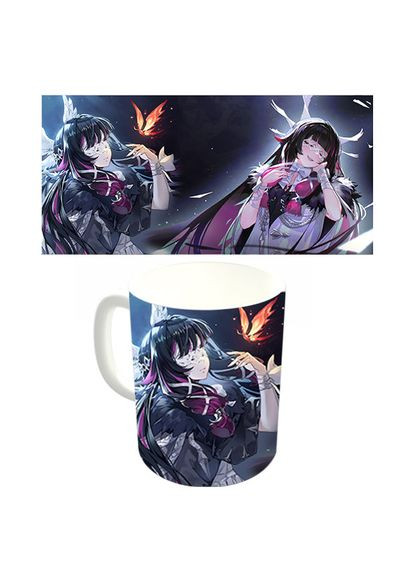 Чашка белая Коломбина Геншин удар Genshin Impact (z1357) No Brand (327003258)