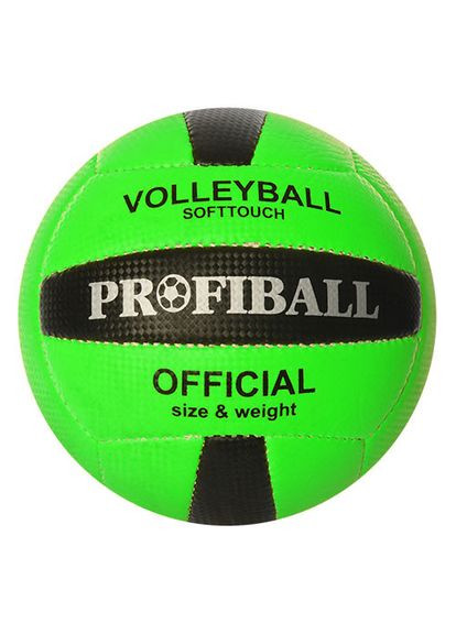 Мяч волейбольный 1107 18 панелей Зеленый Metr+ (340113552)