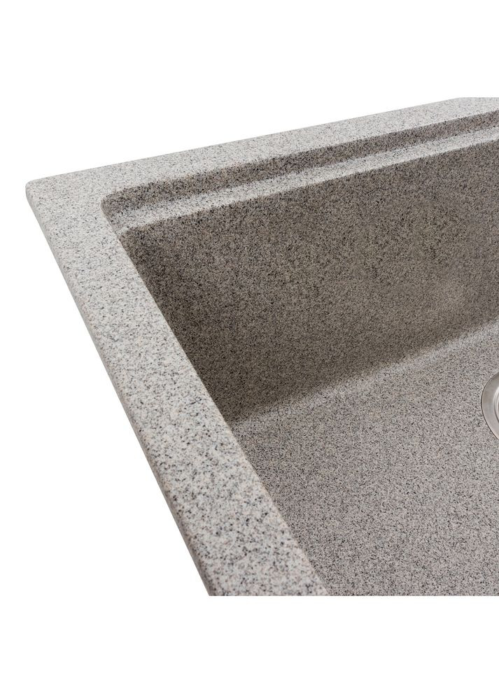 Гранитная мойка для кухни NIKA 7545 серая Valeso (358059095)